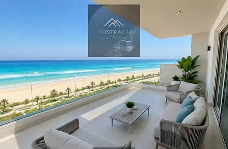 Fully furnished chalet, immediate handover, first row on the sea in Marina 5 (The Island), Laas Al Wuzara, North Coast MARINA 5 NORTH COAST
