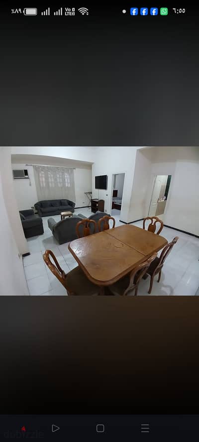 Furnished studio for rent or one-bedroom apartment with reception, bathroom, and kitchen, raised ground floor, fully air-conditioned, upscale location, 13th Street, Maadi, five minutes away from Maadi Metro station