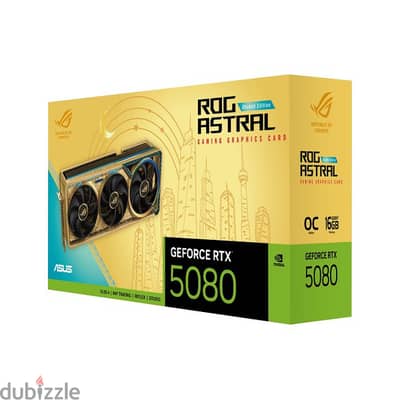 ASUS ROG ASTRAL RTX 5080 DHAHAB Edition -NEW SEALED-