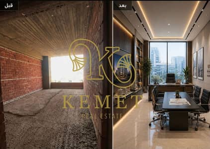 ADMINSTRATION OFFICE FOR SALE 864 SQM UNIQE DELIVERED 1.5 YEAR FULLY FINISHED WITH A,C NEAR OF 90 NORTH ALSADAT AXIS NEW CAIRO