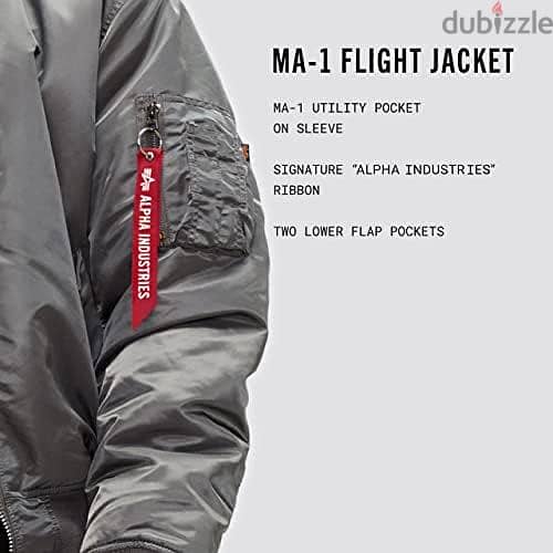 Alpha industries MA-1 Bomber Flight Jacket - flight pilot jacket XL 2