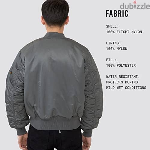 Alpha industries MA-1 Bomber Flight Jacket - flight pilot jacket XL 4