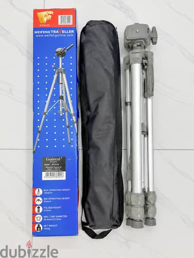 ستاند كاميرا WEIFENG WT-3570 احترافي + شنطة وكرتونة