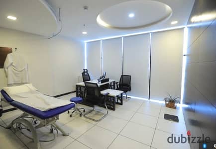 For a quick sale at the original price: a fully finished clinic available for immediate handover. It is located directly across from the Public Prosec