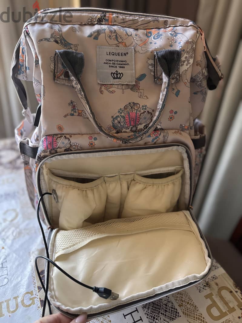 LEQUEEN Diaper Backpack 3