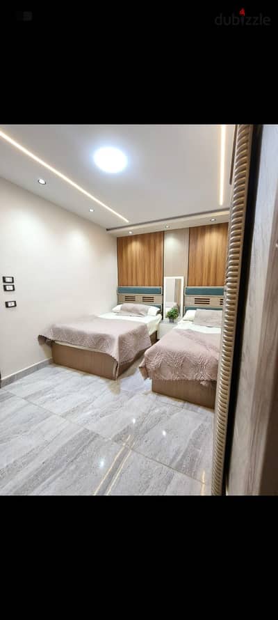 Apartment with room and hall for rent in 6th of October City, First District, First Neighborhood