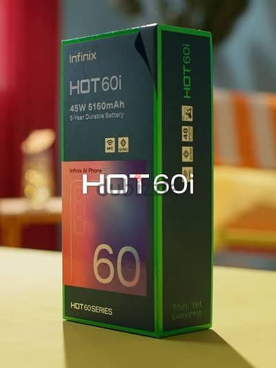 إنفنيكس hot 60i لسه متفتحش باللزقه بتاعتو