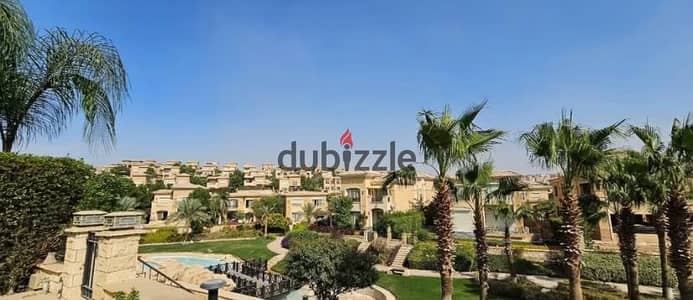 Townhouse view lake at the best price with installments and the best down payment in stone park new cairo