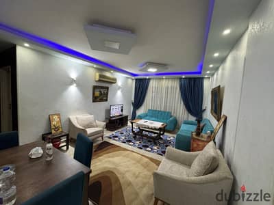 شقــــــة مفروشة 90م للايجار فى مدينة الرحاب  تشطيبات سوبر لوكس  New cairo