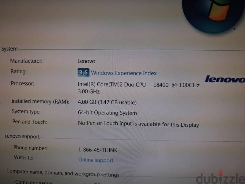 desktop Lenovo 5