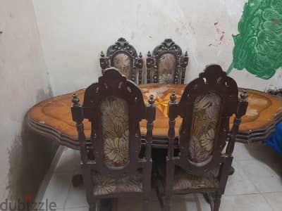 تربيزة سفرة و ٢ نيش للبيع