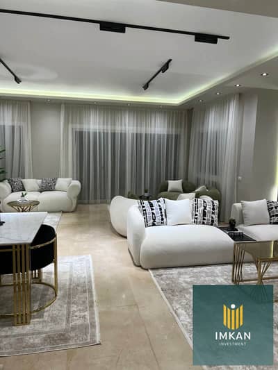 180m² finished apartment for sale with a 35% discount—located opposite the Madinaty Open Air Mall in Mayan El Shorouk Compound—or available via a 10-y