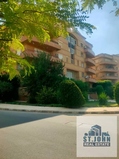 Apartment for rent with an area of 106 sqm and a private garden of 50 sqm, Al-Rehab, Phase Four, at a bargain price, ready for housing.