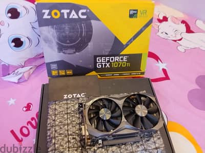 GTX Geforce Zotac gaming 1070ti oc 8 gb ddr5