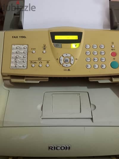 فاكس وطابعة ليزر استيراد خارج ريكو 3 في ١ / Ricoh FAX 1190