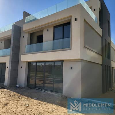 Prime Location Twinhouse 280m Front&Back View Ready To Move In Lavista City New Capital
