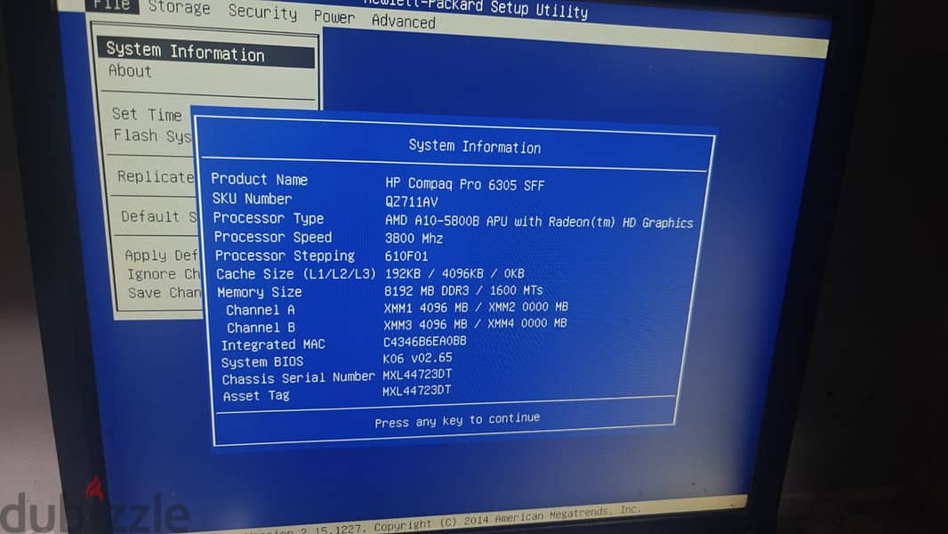 HP 6305 SFF 3