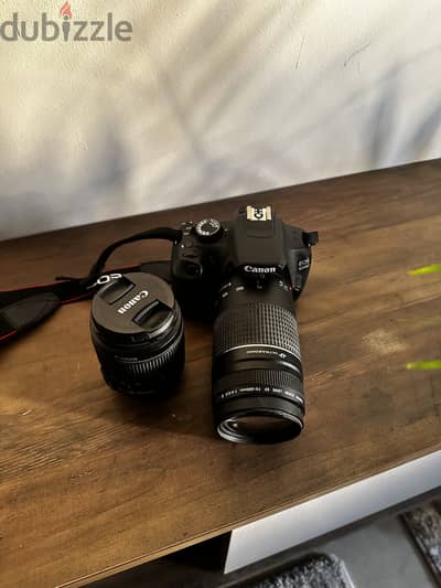 Canon 12000D + 75-300 lens + 18-55 lens