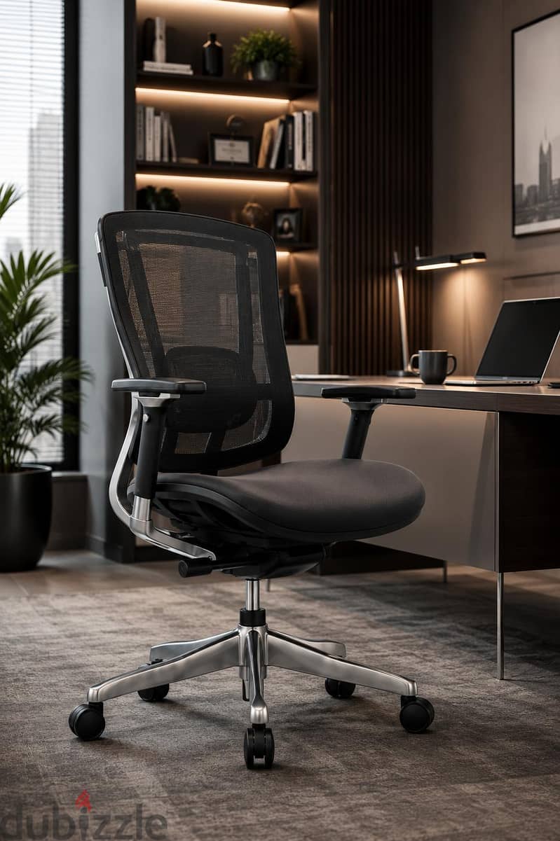 Executive Luxury Leather Office Chair 8