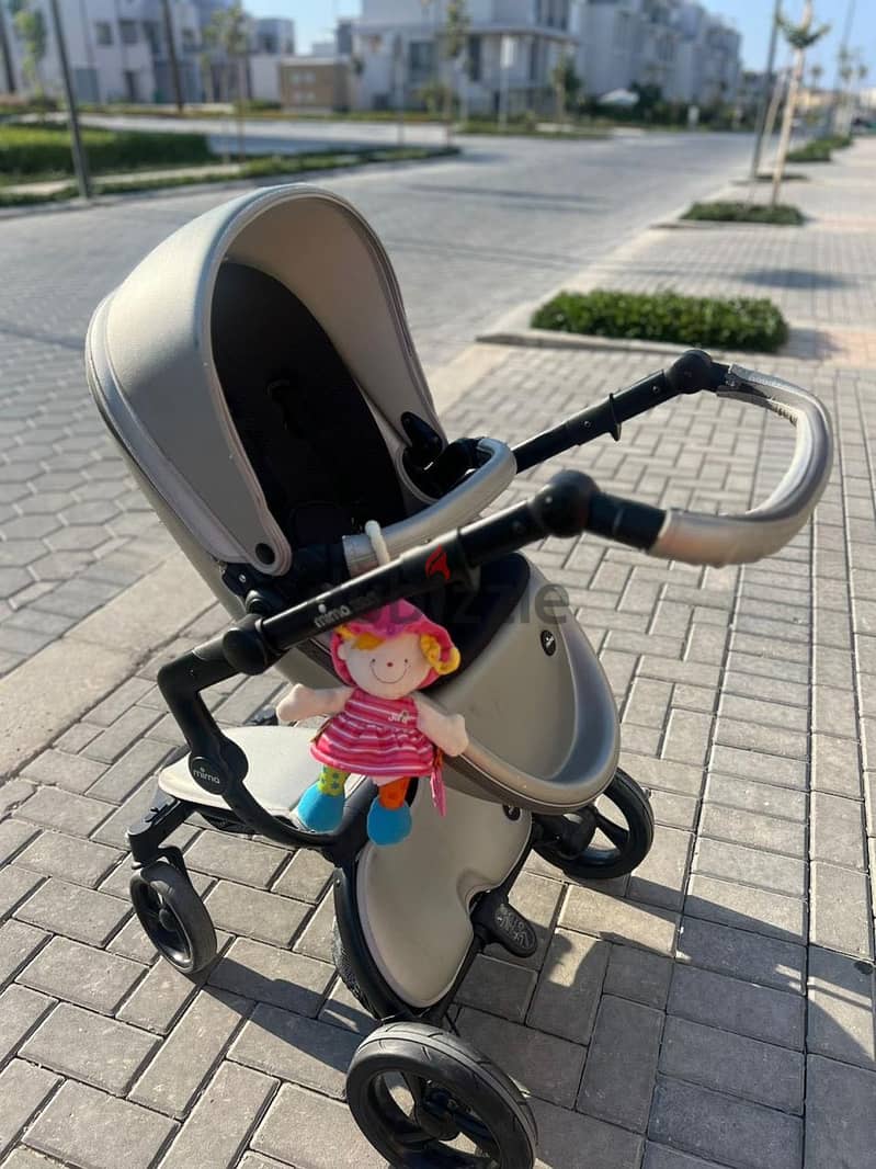 عربة أطفال ميما زاري بحالة ممتازة - Mima Xari Baby Stroller 1