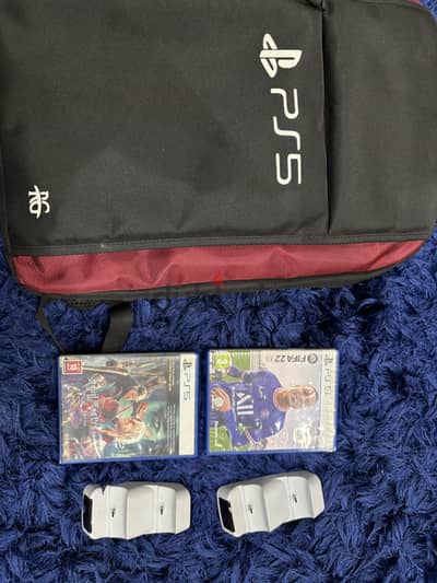 Ps5 games / chargers / bag