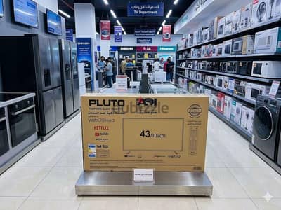 شاشة PLUTO 43 بوصة سمارت – ضد الصدمات