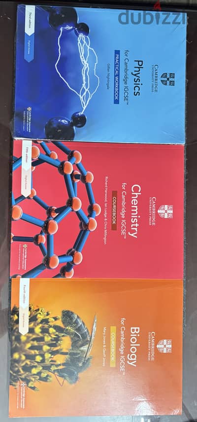Original Cambridge IGCSE Science bundle (6 Unused Books + Books Codes)