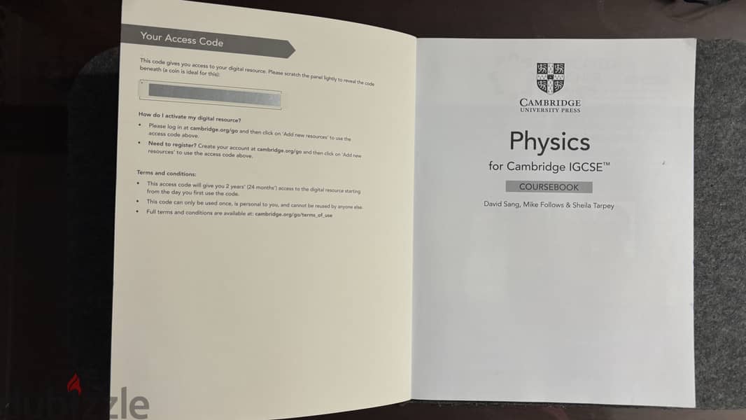 Original Cambridge IGCSE Science bundle (6 Unused Books + Books Codes) 5