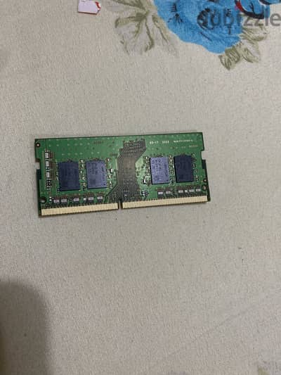 رامة لابتوب سامسونج 8 جيجا DDR4 تردد 3200MHz أصلي (Samsung RAM)