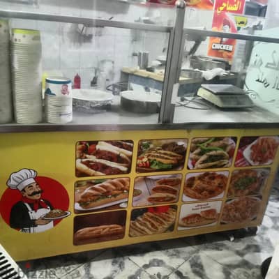 معدات مطعم كاملة مستعمله وجديده