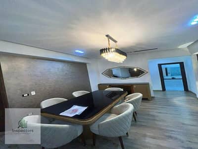 Furnished 3 bedrooms ground floor with garden leila compound