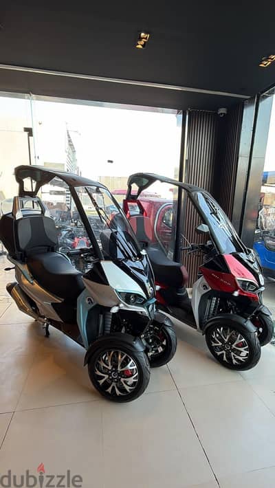 سكوتر بنزين ٣ عجلات _ scooter Adiva ADi