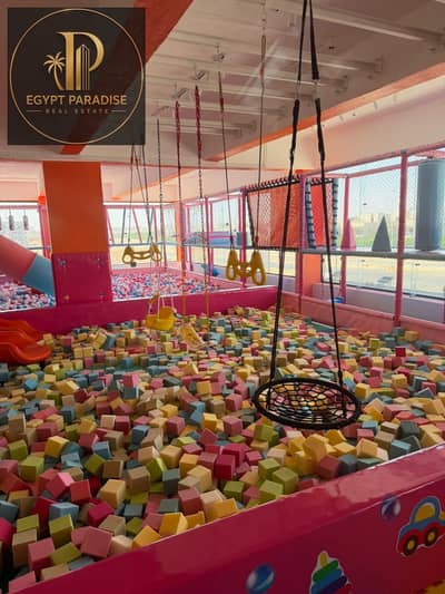  KIDS AREA FOR RENT – FULLY EQUIPPED   Prime & Prestigious Location – Boulevard Axis, October   Total Area: 350 SQM  Fully Furnished & Equipped  Complete Kids Play Area  Reception Area  Restrooms  Service Area (Café)  Outdoor Area  Complete CCTV