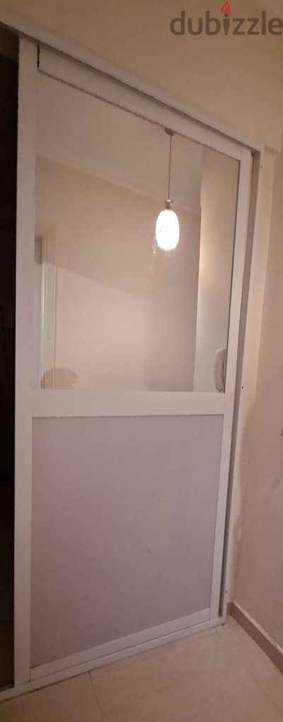 sliding aluminum door -double faced mirror