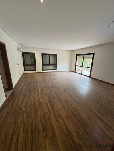 Ground Floor Apartment with Private Garden for Rent in The Courtyards SODIC | 165m² + 100m² Garden | 2 BR | 3 Baths | Kitchen, Appliances & ACs | 60K