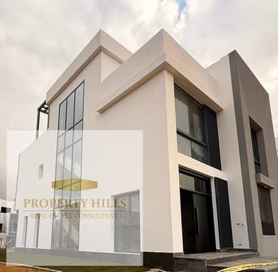 Latest corner villa for immediate delivery for sale in the Fifth Settlement next to Point 90 Mall and the American University