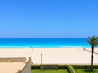 Villa for sale first row on the sea prime location finished with ACs in Modon Ras El Hekma North Coast minutes from Ogami