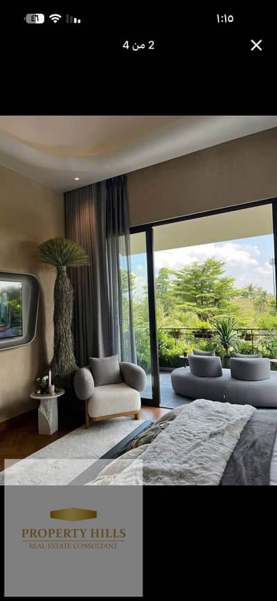 Last duplex for sale in the old heart of the Fifth Settlement, fully finished with air conditioning and complete furnishings.