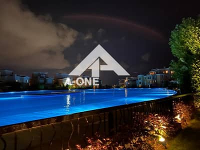 Chalet for sale with a lagoon view and at a great price in Blanca Marassi North Coast Sidi Abdel Rahman close to Amwaj and Hacienda Bay