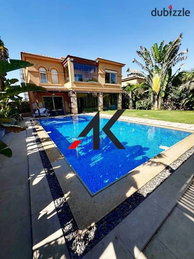 Luxury Finished Standalone villa with pool For Sale in Gardenia Springs - New Cairo