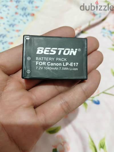 بطاريه كانون وشاحن 800d