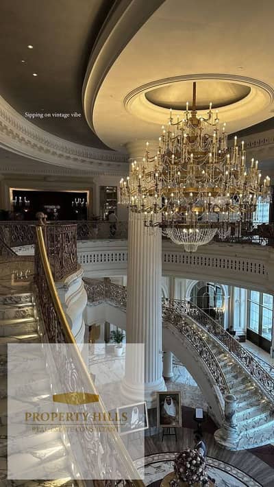 The sale is direct from the owner, a palace of 982 meters + garden for sale in Al Rehab, available for immediate installment sale.