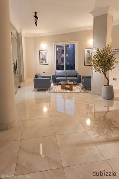 Administrative furnished for rent - Al-Banafsaj Towers - First Settlement, a distinguished location near North Teseen