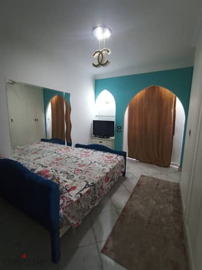 Furnished stdio for rent in Al Rehab,  fully air-conditioned, 60m ground floor with garden,