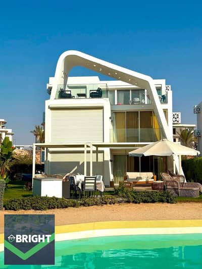 special price!! chalet 190m - 3bedrooms + nanny room - fully finished - very prime location in fouka bay north coast