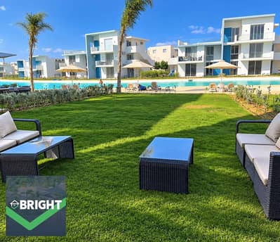 Exclusive Opportunity! villa corner 140+450m garden - 3bedrooms - fully furnished - prime location - very low price in fouka bay north coast
