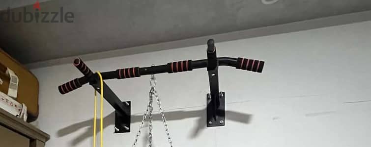 Wall multi-task pull up bar