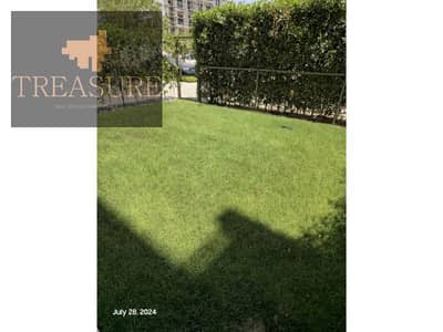 semi furnished apartment with garden in lake view residence
