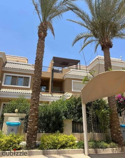 A villa deal at an unbeatable price in the SARAI compound in New Cairo in front of the Open Air Mall in Madinaty with a very distinctive layout