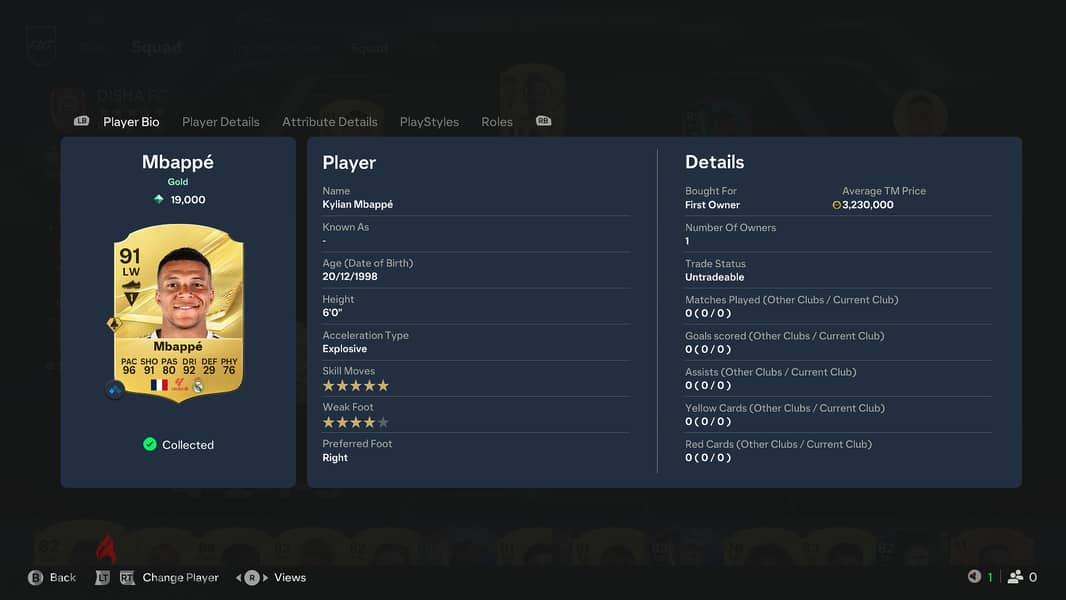 EA FC 27 Mbappe Account 1